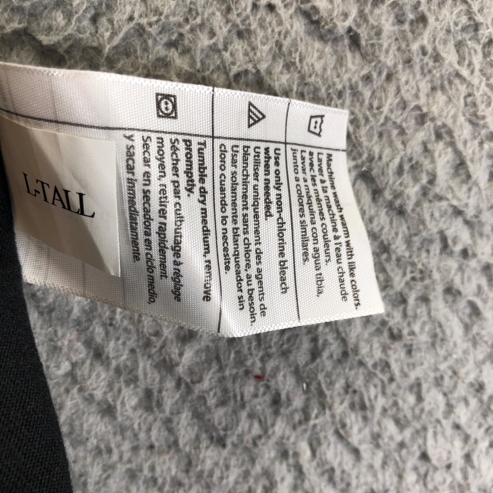 Carhartt Shirt Mens Large Tall Black K87 Pocket T Loose Fit Heavy Cotton New - Picture 5 of 9